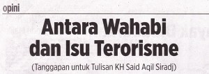 koran judul 300x107 Antara Wahabi dan Isu Terorisme